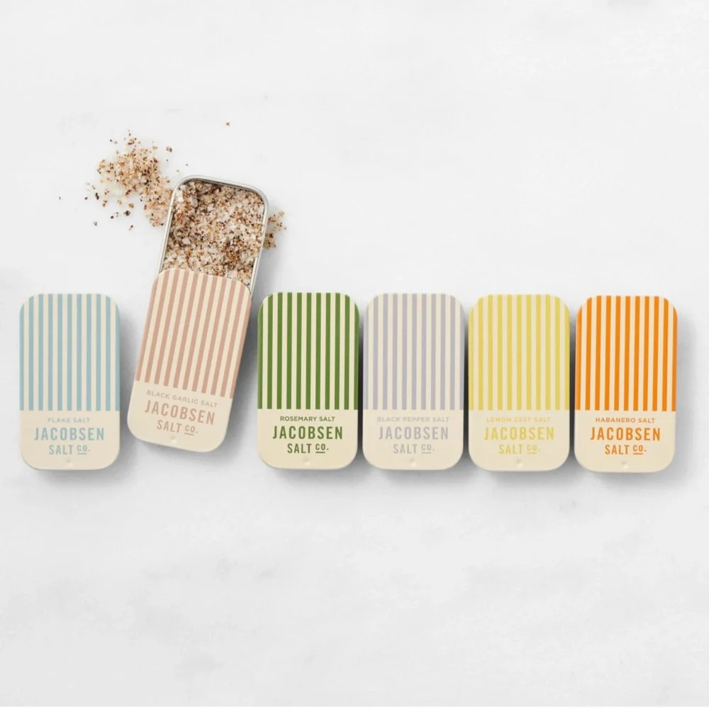 Williams Sonoma Jacobsen salt CO infused salt gift set